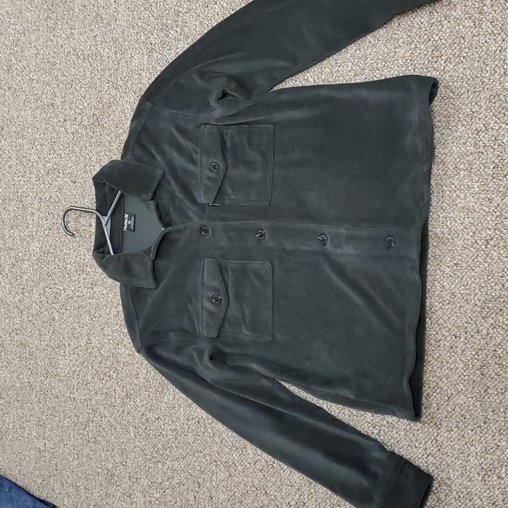 Hurley Womens Gray Shacket Size XS